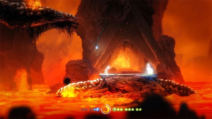 Fase do fogo • Ori and the Blind Forest