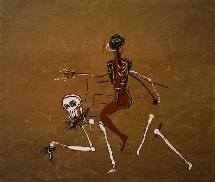 obras Basquiat - cavalgando para a morte